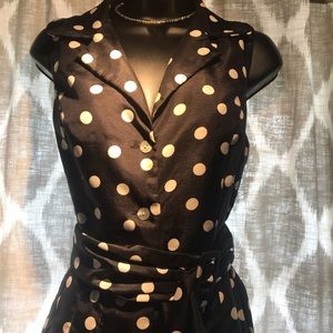 Jessica Howard size 6 button up sleeveless dress